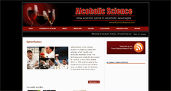 Desktop Screenshot of alcoholicscience.com