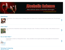 Tablet Screenshot of alcoholicscience.com